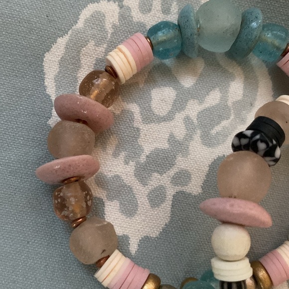 2 piece adjustable handmade bracelets, boho one size. - Picture 2 of 4